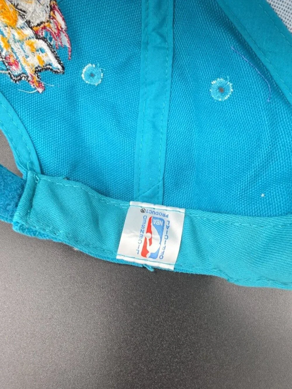 Vintage Detroit Pistons Sports Specialties NBA Teal Wool Blend Snapback Hat RARE